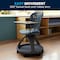 Flash Furniture Dark Gray Mobile Desk Chair, 360 Degree Tablet Rotation YU-YCX-019-DG-GG - alternate 3