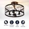 Jonathan Y Sylvain 15.5" Metal LED Semi-Flush Mount, Oil Rubbed Bronze JYL9040A - alternate 2
