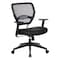 Space Seating 55 Series AirGrid Back Managers Chair, Dillon Black 5500-R107 - alternate 1