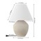 Jonathan Y Ralf 20.5" Minimalist Scandinavian Resin/Iron LED Table Lamp, Matte Cream, 2PK JYL5604B-SET2 - alternate 4