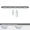 Amerock London 6-5/16 in 160 mm Center-to-Center Black Chrome/Satin Nickel Cabinet Pull BP36650BCRG10 - alternate 3