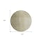 Homeroots 8' Brown Beige And Taupe Round Abstract Washable Indoor Outdoor Area Rug 588210 - alternate 2