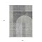 Homeroots 9' X 12' Gray Silver And Charcoal Geometric Washable Indoor Outdoor Area Rug 582720 - alternate 5