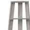 Homeroots 71" Gray Particle Board and Wood Five Tier Corner Bookcase 489813 - alternate 2
