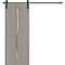 Sartodoors Modern Barn Door 32 x 84 inches, BASIC 3002 Oak Franko, 6.6FT Rail Track Heavy Hardware Set, Soli BASIC3002BD-B-DUFR-3284 - alternate 1