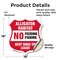 Signmission Alligator Warning Shield Sign Alligator, 18 Inch X 18 Inch, Vinyl Decal SHI-D-18-357 - alternate 4