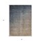 Homeroots 5' X 8' Taupe and Gray Ombre Washable Non Skid Indoor Outdoor Area Rug 563704 - alternate 5