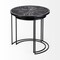 Homeroots Set of Two 20" Black Round End Table, 2PK 380716 - alternate 4