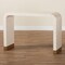 Bali & Pari Carlyn Coastal Beige and White Mother of Pearl Capiz Shell Console Table 252-13988-ZORO - alternate 2
