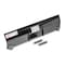 Warn 54 Inch Straight Snow Plow Blade Powder Coated Black Steel with Skid Shoes 103754 - alternate 2