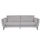 Homeroots 88" X 37" X 35" Oatmeal Polyester Sofa 374022 - alternate 1