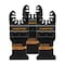 Powertec Carbide Oscillating Tool Blade 3pc Set - Multitool Blades with 2 Adapters, 3PK 14501 - alternate 1