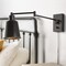 Jonathan Y Cary 5.75" Iron Contemporary Swing Arm LED Wall Sconce, Oil Rubbed Bronze JYL7576A - alternate 3