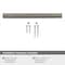 Amerock Bronx 6-5/16 in 160 mm Center-to-Center Gunmetal Cabinet Pull BP36559GM - alternate 2
