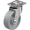 Blickle Swivel Plate Caster, Gry Nylon, 6", 660 lb., Overall Height: 7-1/2" LEX-POG 150XK-14 - alternate 1