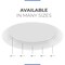 Fab Glass And Mirror Plexiglass Table Top 30in | Clear Round Acrylic Table Top 1/2in with Flat Edge Ideal For Office PGT12M30RD - alternate 2