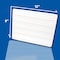 Flipside 9 x 12 Red & Blue Ruled/Dry Erase (dual sided) + Colored Markers + Student Eraser Class Pack 12 21134 - alternate 3