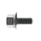Zoro Select Not Graded, 1/4"-20 Serrated Flange Bolt, Plain Stainless Steel, 1/2 in L, 100 PK 32-SFH-25C-50 - alternate 3