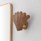 Jonathan Y Elodie 11.5" Vintage Coastal 1-Light Rattan Scallop Shell LED Wall Sconce, Brown/Gold Painting, 2PK JYL5709A-SET2 - alternate 7