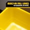 Rubbermaid Commercial Bucket and Lid, 10 gal, Yellow, Plastic 2221958 - alternate 3