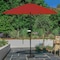 Pure Garden 9FT Round Patio Umbrella with 19lb Base Easy Crank, Vented Canopy Outdoor Umbrella for Shade 50-101-RB - alternate 3