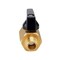 Everflow MIPxFIP Boiler Trim Isolation Valve, Gauge Isolator, Forged Brass 1/4" 1414MF - alternate 2