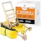 Xpose Safety Ratchet Straps Heavy Duty, 4 In x 30 FT Tie Down Straps Ratchet Operated with Double J Hooks RTD430-DJH-1-X - alternate 1