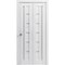 Sartodoors Sliding Closet Bi-fold Doors White Solid Core Modern Interior QUADRO4088BF-NOR-48 x 80 (2* 24x80) - alternate 1