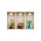 Homeroots Set of Three Ana Faux Niche 3D Peel and Stick Wall Decals, 3PK 565377 - alternate 2