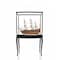 Homeroots 69" Wood Brown Solid Wood Hand Painted San Felipe Large Floor Display Model Boat 401850 - alternate 1