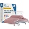 Lifemaster Velvet Pants Hangers, Adjustable Clips, 360 Deg Swivel Hook, Non-Slip, Holds 10 lbs, Pink, 50PK LMVSH50PK - alternate 1
