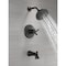 Delta Kayra Monitor 17 Series Tub and Shower Trim T17433-BL - alternate 2