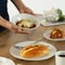 Dinewares 32 PC Rimmed Dinnerware Set for 8 Person, Mugs, Salad and Dinner Plates and Bowls Sets,  QI004500.2 - alternate 2