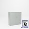 Pucel Heavy Duty Storage Cabinet with Casters, 48 in W x 54 in H x 19 in D, Gray HDSC-4848-19-2C - alternate 1