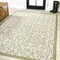 Jonathan Y Madrid Vintage Filigree Textured Weave Green/Cream 5 ft. x 8 ft. Indoor/Outdoor Area Rug SMB107H-5 - alternate 2