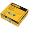 Dewalt Staples, 9 ga, Round Crown, 1-1/2 in Leg L, Steel, 960 PK DFS9150B1G - alternate 2