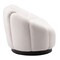 Homeroots 85" Cream Curved Sofa 557022 - alternate 3