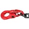Mytee Products 3/8 in x 6 ft G80 Front Axle Chain w/ Omega Link 7100 lbs WLL CH386-Axle-OL-G80 - alternate 3