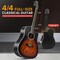Pyle Steel String Acoustic Guitar Kit, 41 in Full Size Cutaway with Ashtree Top, Open Pore Finish PGA480SB - alternate 4