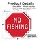 Signmission No Fishing, 6 inch X 6 inch, Plastic Sign, 2PK OC-P-2PACK-6-80 - alternate 5