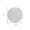 Homeroots 8' Silver And Gray Round Geometric Washable Indoor Outdoor Area Rug 595117 - alternate 2
