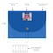 C-Line Products 8-1/2" x 11" Blue Horizontal 7-Pocket Expanding File, 12EA/DS 48305-DS - alternate 2