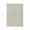 Homeroots 5' X 8' Beige And Ivory Floral Washable Indoor Outdoor Area Rug 610631 - alternate 3