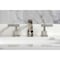 Kingston Brass Widespread Bathroom Faucet with Knurled Handle and Brass Pop-Up, Polished Nickel KS4986KNL - alternate 2