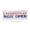 Signmission Laundromat Now Open, 24 Inch x 72 Inch, Vinyl Banner B-72-30724 - alternate 1