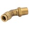 Mytee Products 45-DEGREE DOT Brass 3/8 inOD X 3/8 inNPT Male Non-Swivel Elbow Air Brake 5PK MP-ABF-45ELBOW3838 - alternate 4