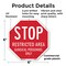 Signmission Stop Restricted Area Surgical Perso, 6 Inch X 6 Inch, Plastic Sign OC-P-6-181 - alternate 3