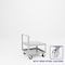Pucel Single Handle Heavy Duty Truck, 30 in D x 30 in W x 36 in H, Gray 30-TR-30S - alternate 1