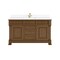 James Martin Vanities Brookfield 60 in Single Vanity, Honey Oak w/ Single Hole 3 CM White Zeus Silestone Top & Backsplash 547-V60S-HNO-1WZ - alternate 1
