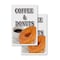 Signmission Coffee & Donuts, Vinyl Decals Only 24 Inch x 36 Inch, Vinyl Decal, 2PK DSB-2436-2PACK-Coffee & Donuts - alternate 1